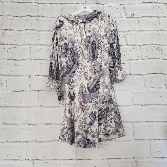 Free People Floral ruffle dress - Picture 2 of 11